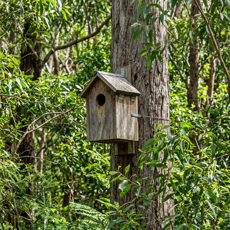 Animal nesting box installed as a humane alternative to a Point Lonsdale roof cavity